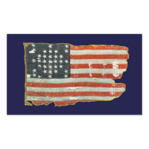 Vintage Antique American Flag Stickers