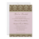 Vintage Antique Lace Wedding Invitation :: blush