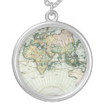 Vintage Antique Old World Map by Pieter Goos, 1666 Pendant