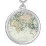 Vintage Antique Old World Map by Pieter Goos, 1666 Pendant