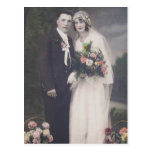 Vintage Antique Romantic Bride and Groom Photos Postcards