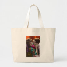 Vintage Antique Romantic Couples Cards and Gifts Canvas Bags