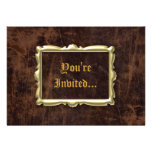 Vintage Antique Style Party Invitations