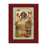 Vintage Antique Thanksgiving Greetings Postcard