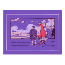 Vintage Antwerp Aviation Week (Dutch/French) Post Cards