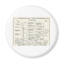 Vintage Apollo 11 Flight Plan Magnets