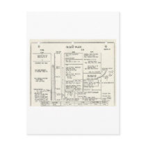 Vintage Apollo 11 Flight Plan Postcards