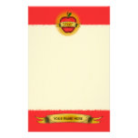 Vintage Apple Tattoo Teacher Stationery