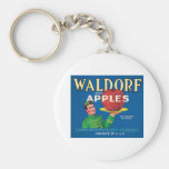 Vintage Apples Food Product Label Keychain
