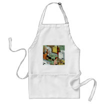 Vintage Appliance Showroom Aprons
