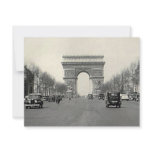 Vintage Arc de Triomphe  France Personalized Invite