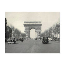 Vintage Arc de Triomphe  France Postcard