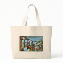 Vintage Arkansas Postcard Canvas Bag