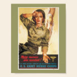 Vintage Army Nurse posters