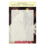 Vintage Art Deco Couple Wedding Stationery