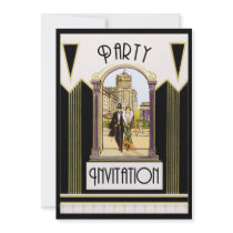 Vintage Art Deco Engagement Cocktail Party