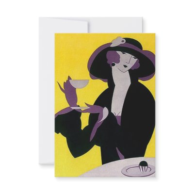 Vintage Art Deco Tea Invitations High Afternoon by layooper