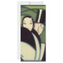 Vintage Art Deco Topper Vegetable Label Art Rack Card Template