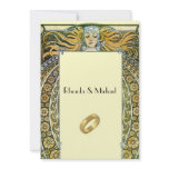 Vintage Art Deco Wedding Invitation