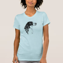 Vintage Art English Springer Spaniel Dog Shirt