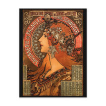 Vintage Art Nouveau Advertising Postcard