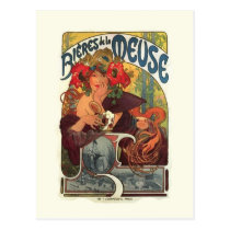 Vintage Art Nouveau Alphonse Mucha postcards