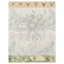 vintage art nouveau botanical art pattern custom flyer