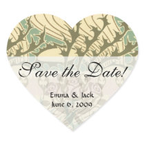 vintage art nouveau botanical art pattern stickers