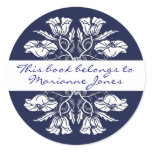 Vintage Art Nouveau Floral Book Plate