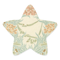 vintage art nouveau flower bunches sticker