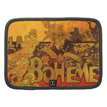 Vintage Art Nouveau Music; La Boheme Opera, 1896 Planners