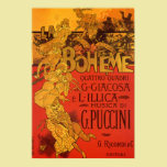 Vintage Art Nouveau Music; La Boheme Opera, 1896 posters