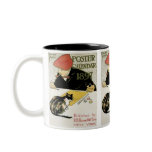 Vintage Art Nouveau; Poster Calendar, 1897 Mugs