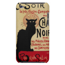 Vintage Art Nouveau Poster; Ce Soir Chat Noir iPod Touch Case