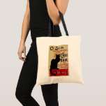Vintage Art Nouveau Poster; Chat Noir bags