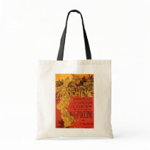 Vintage Art Nouveau Poster; La Bohème, 1896 Canvas Bags