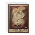 Vintage Art Nouveau Poster; La Loie Fuller invitations