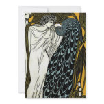 Vintage Art Nouveau Wedding Invitation