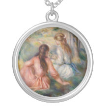 Vintage Art Sister Necklace