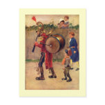 Vintage Artwork featuring a One Man Band Postcard