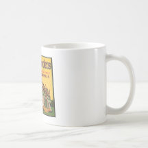Vintage Asparagus Food Product Label Coffee Mugs