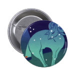 Vintage Astrology Aries Ram Constellation Zodiac Pinback Button