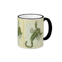 Vintage Astrology Scorpio Constellation Zodiac Mug