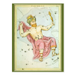 Vintage Astronomy, Celestial Cepheus Constellation Post Card