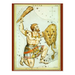 Vintage Astronomy, Celestial, Orion Constellation Post Card