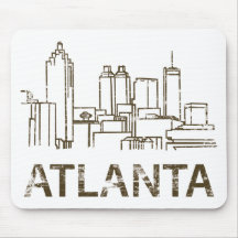 Vintage Atlanta Mousepads