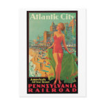 Vintage Atlantic City Travel Ad Postcards