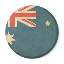 Vintage Australia Flag Magnet