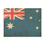 Vintage Australia Flag postcards