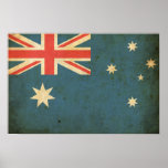 Vintage Australia Flag posters